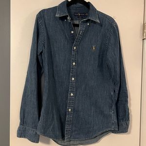 Polo Ralph Lauren Men’s Slim Denim Button Down